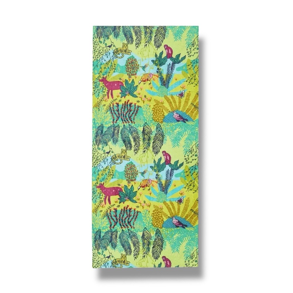 NWT Vilebrequin Jungle Beach Towel Organic Cotton/Polyester Colorful 27.5x62.5